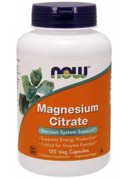 Now Magnesium Citrate -- 120 Veg Capsules